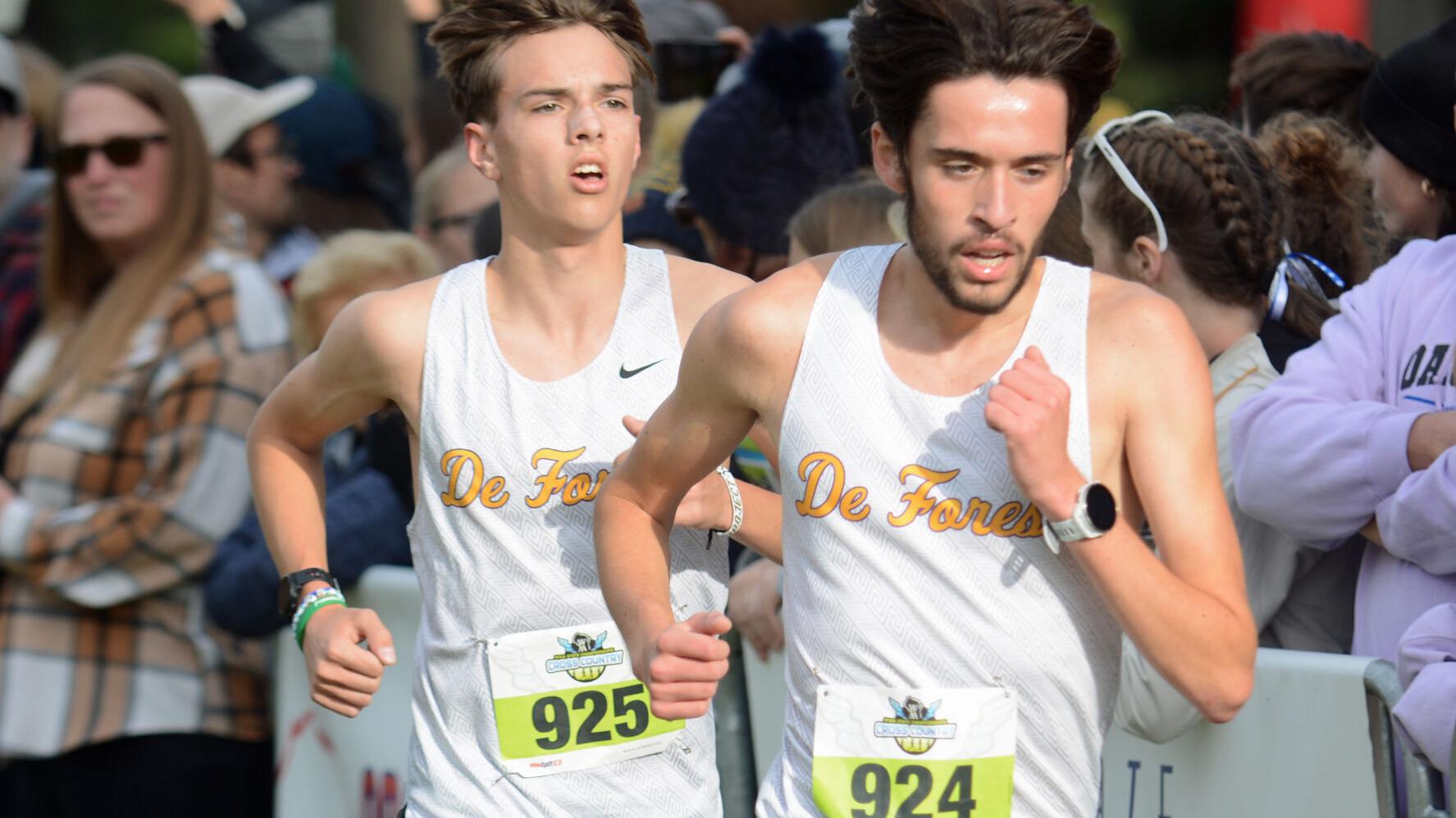 DeForest makes triumphant return to state cross country as dynamic duo medals